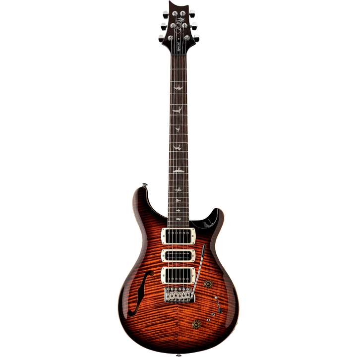 PRS SE Special Semi-Hollow Electric Guitar - Orange Tiger Smokeburst 2