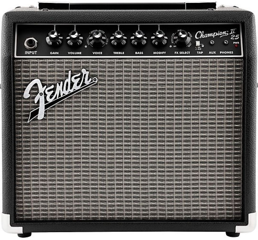 Fender Champion II 25 Combo Guitar Amplifier - Black