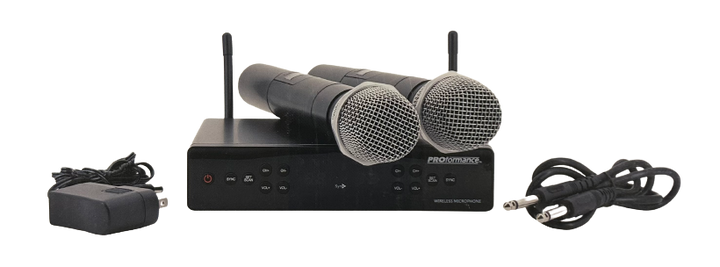 PROformance PDW-700HH Dual Handheld Digital Wireless System with Case 3
