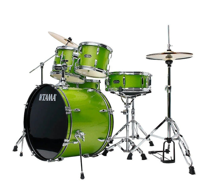 TAMA ST52H5CLGS STAGESTAR 5-piece Complete Drum Kit Lime Green Sparkle 3