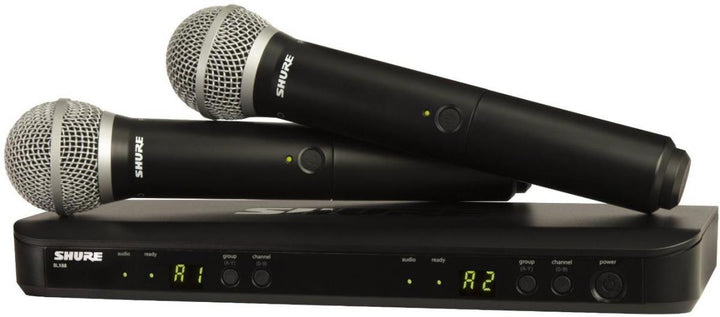 Shure BLX288/PG58 Dual Handheld Wireless Microphone System