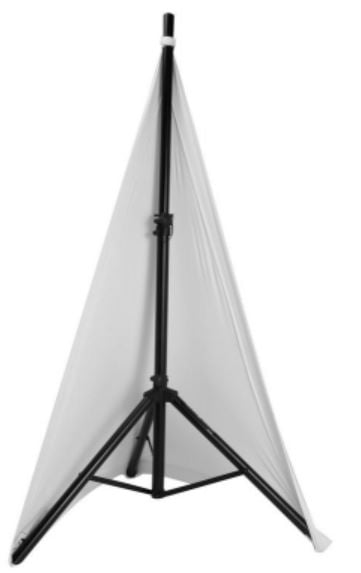 Onstage SSA100W Speaker/Lighting Stand Skirt White (Each) 5