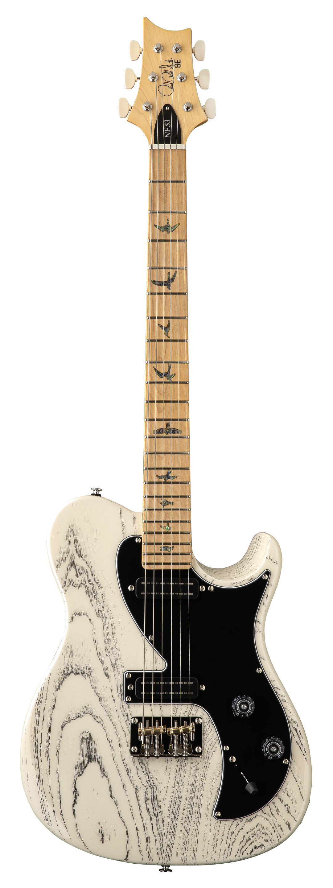 PRS SE NF 53 Electric Guitar - White Doghair