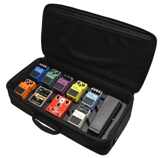 Gator Large Aluminum Pedalboard With Carry Bag - Black