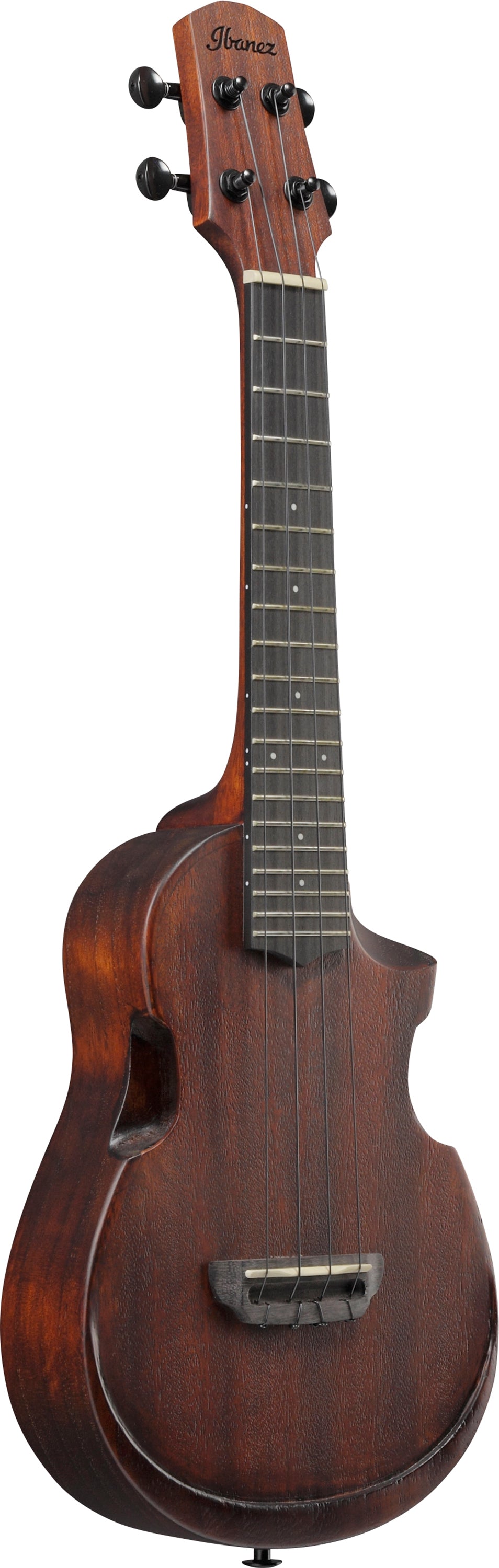 Ibanez AUC14OVL Concert Ukulele - Open Pore Violin Sunburst