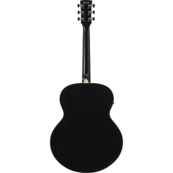 Ibanez AJ70M1EBK Jumbo Acoustic Electric Guitar - Black High Gloss 7