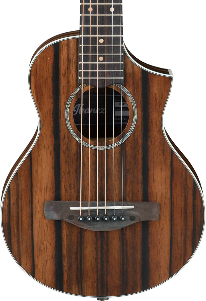Ibanez (Mini Guitar) EWP13DBO Piccolo Acoustic Guitar (Macassar) - No Case
