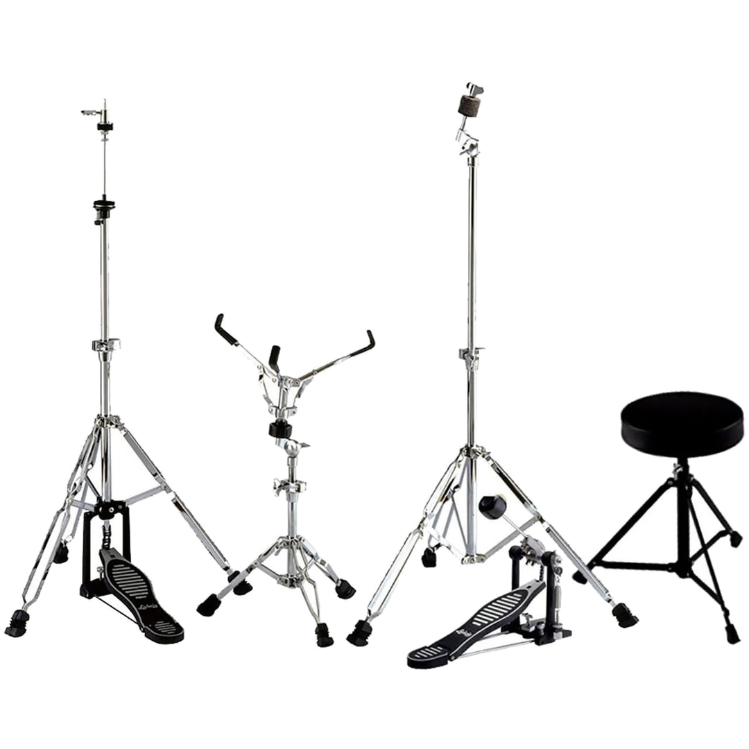 Ludwig LC19015 Accent Fuse 5-Piece Drum Kit (20\" Bass Drum) - Silver Sparkle 5