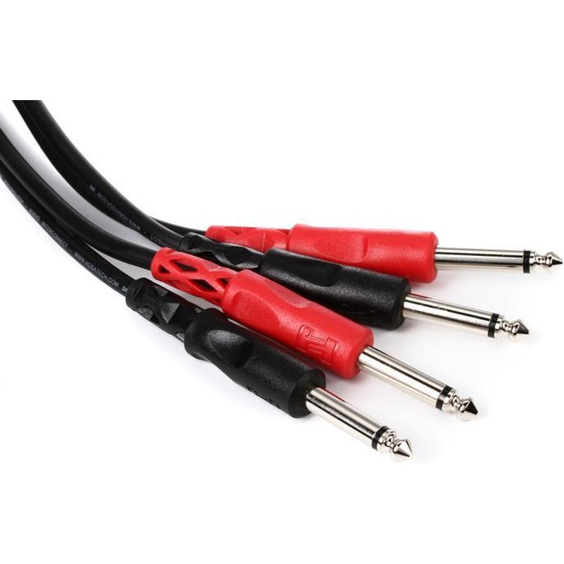 Hosa CPP203 1/4"-1/4" Dual Tip Cable 9.8'
