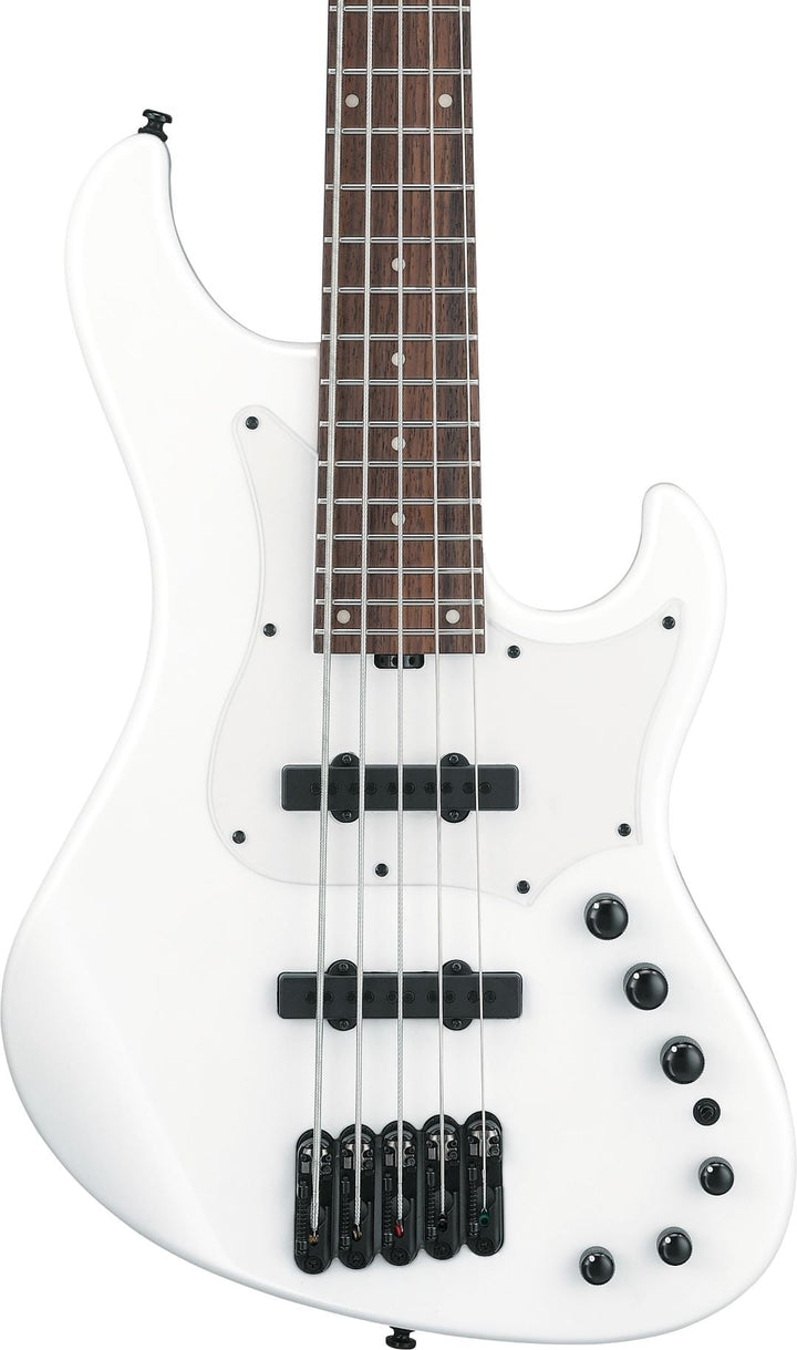 Ibanez MDM1005PW 5-String Electric Bass Guitar - Pearl White