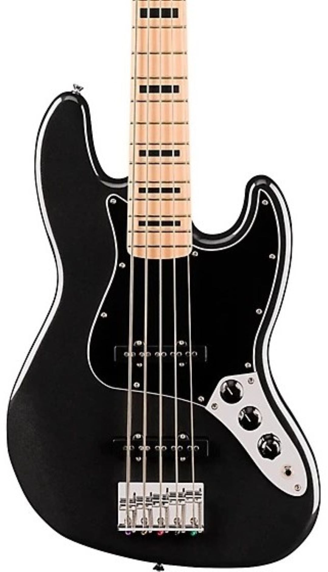 Squier Affinity Series Active Jazz Bass V - Black Metallic