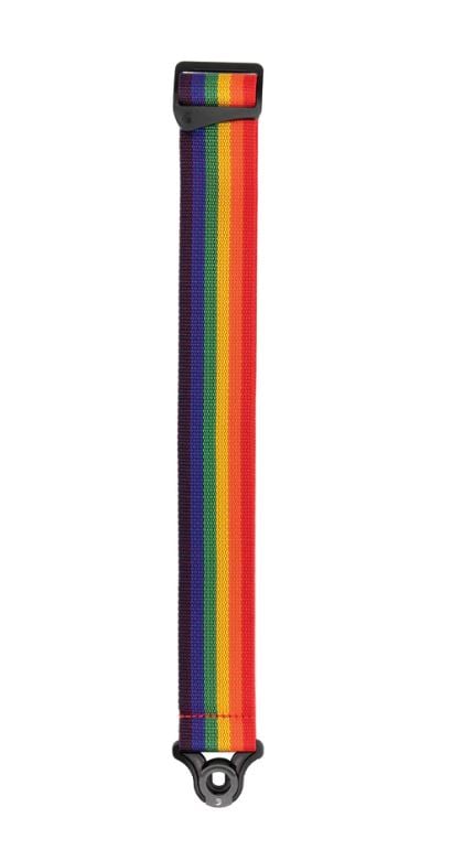 D'Addario PWSAL411 Poly Pro Auto Lock Strap (Rainbow) 4