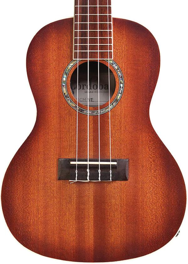 Cordoba 15CM-E Ukulele Concert Edge Burst