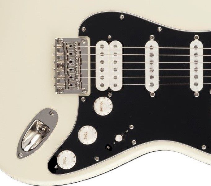Squier Classic Vibe '70s Stratocaster HT HSS Electric Guitar - Olympic White 7