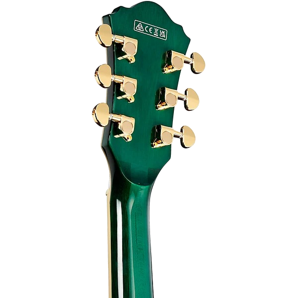 Ibanez Artcore Expressionist AS93FM Semi-hollow Electric Guitar - Transparent Moss Green