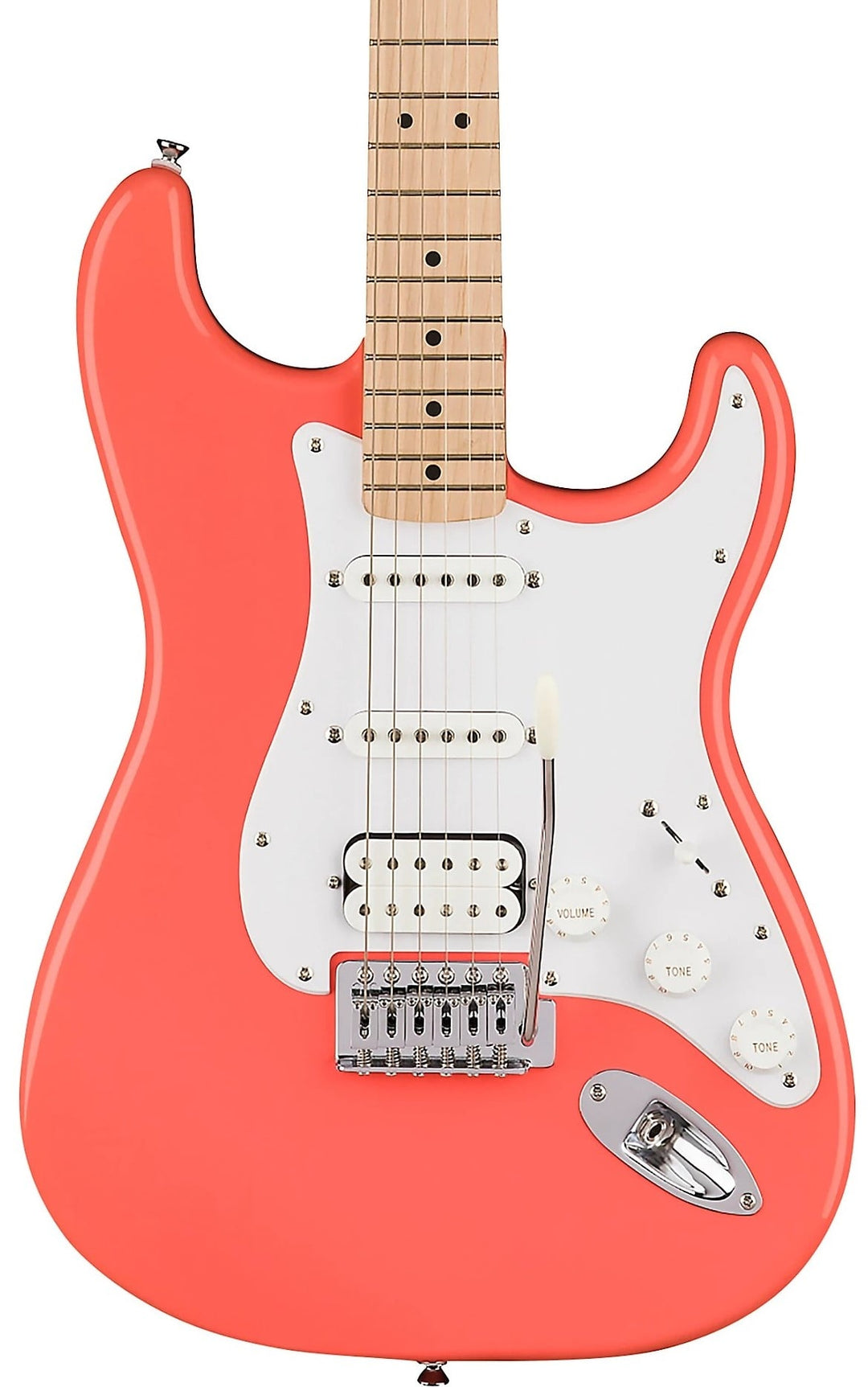 Squier Sonic Stratocaster HSS Electric Guitar - Tahitian Coral