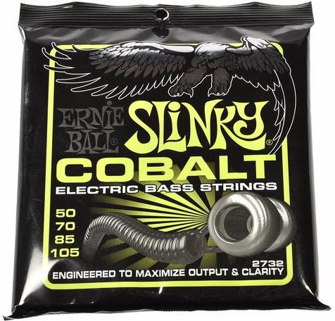 Ernie Ball 2732 Cobalt Regular Slinky 4-String Bass Set (50-105)