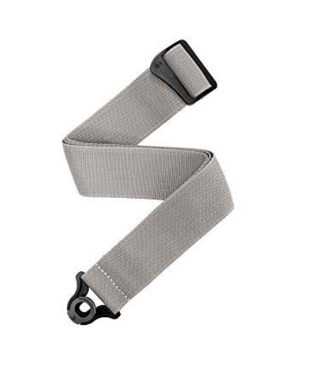 D'Addario PWSAL405 Poly Pro Auto Lock Strap (Silver)