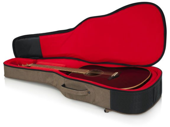 Gator Transit Acoustic Gig Bag Tan - Durable and Weather-Resistant!