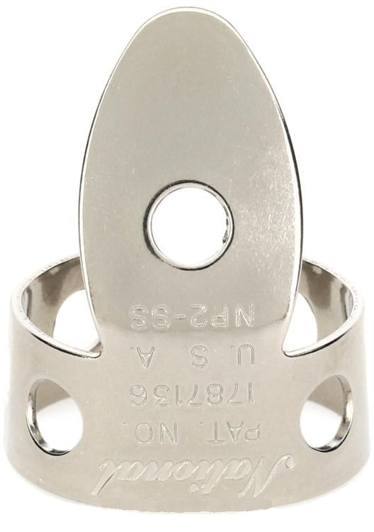 National NP2SS-12 Finger Picks - Stainless Stell (12 Pack)