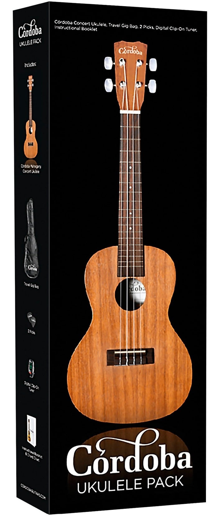 Cordoba UP100 Ukulele Package - Natural