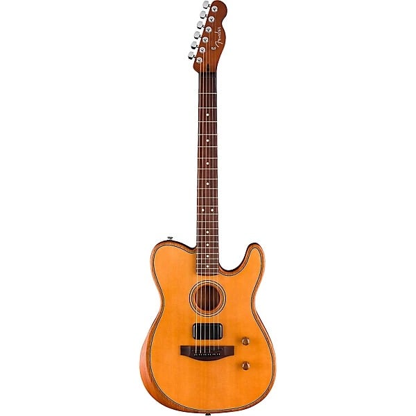 Fender Acoustasonic Standard Telecaster Acoustic Electric Guitar - Aged Natural 5