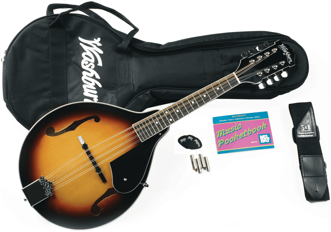 Washburn M1K-A-U Mandolin Pack (Tobacco Sunburst)