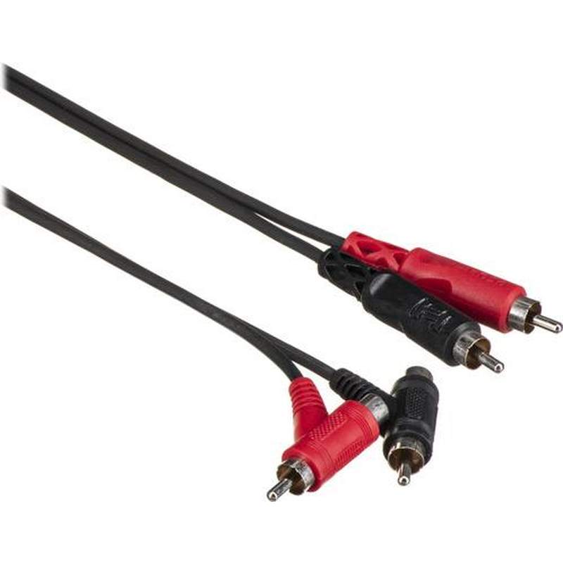 Hosa CRA202PB RCA (Male) - RCA (Male/Female) Cable 6'