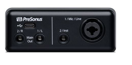 Presonus AudioBox GO Ultra-compact Mobile 2x2 USB Audio Interface
