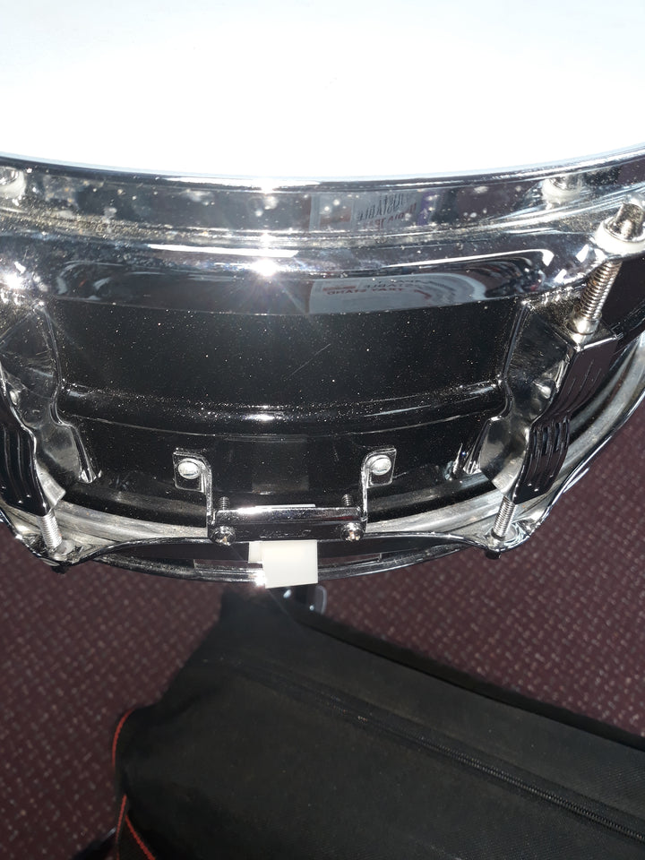 Used Ludwig LM404 Galaxy Snare Drum Kit - With Stand, Case, & Sticks