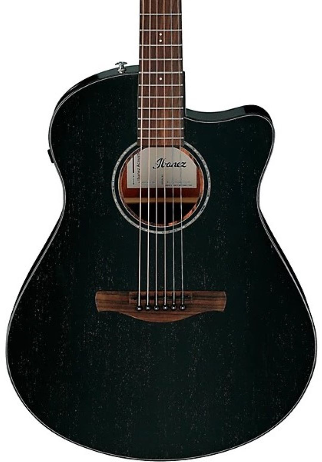 Ibanez AAM340CE Advanced Auditorium Acoustic Electric Guitar - Rustic Black