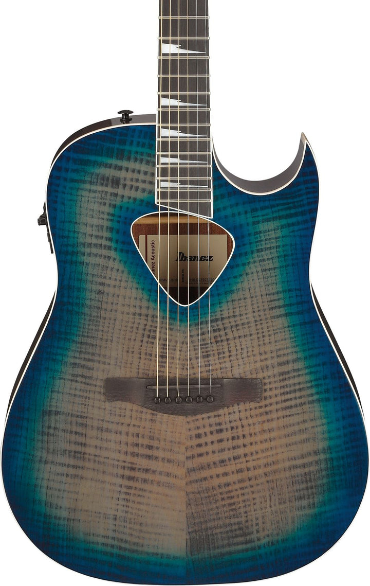 Ibanez ALT50FABDB Acoustic Electric Guitar - Blue Doom Burst High Gloss