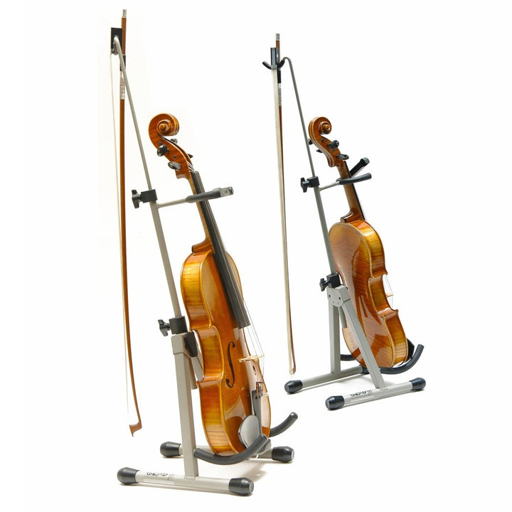 Ingles SA20 Adjustable Violin/Viola Stand - With Bow Holder 3