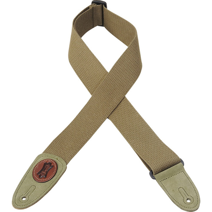 Levy's MSSC8 Cotton Guitar Strap - Green 2