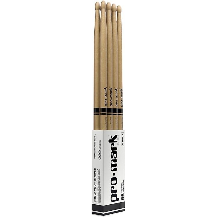 Promark TX5BW-4P Forward 5B Hickory (Wood Tip) - 4 Pack 2