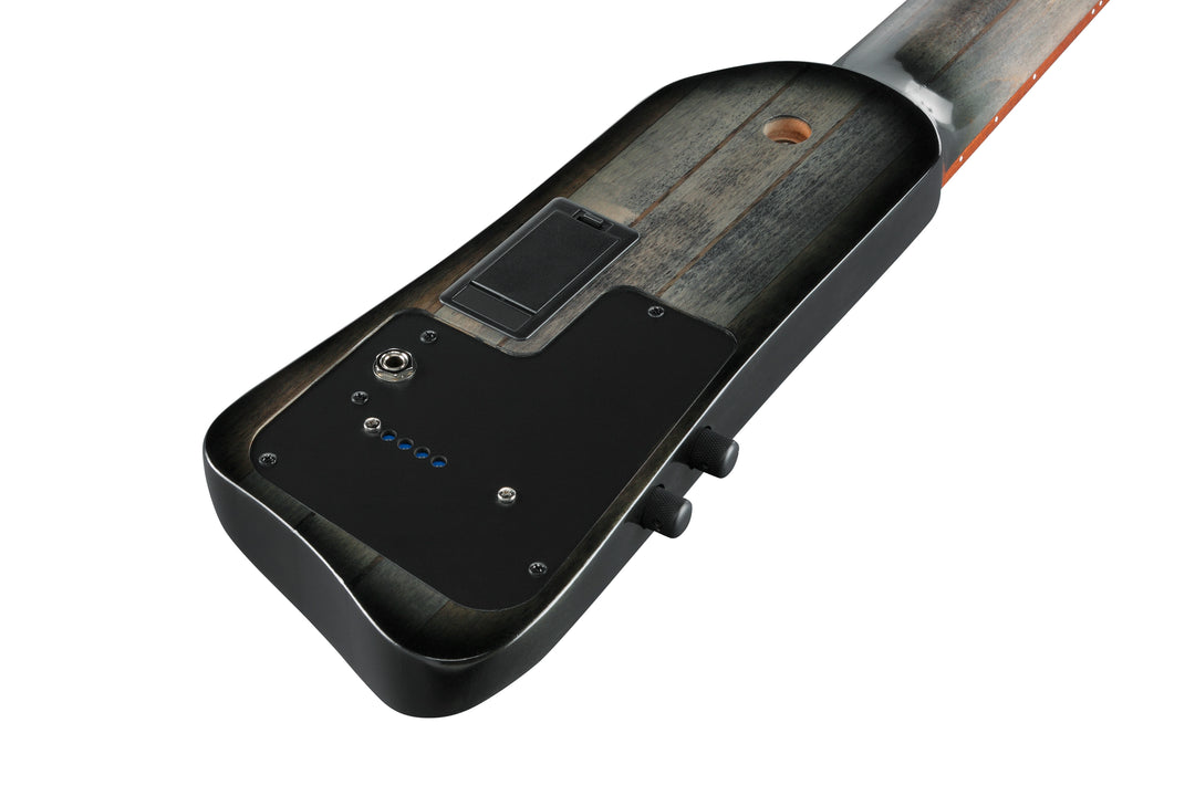 Ibanez UB804BUL UB Upright 4-String Bass Black Ice Burst Low Gloss With Gigbag (UB)