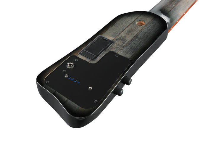 Ibanez UB804BUL UB Upright 4-String Bass Black Ice Burst Low Gloss With Gigbag (UB)