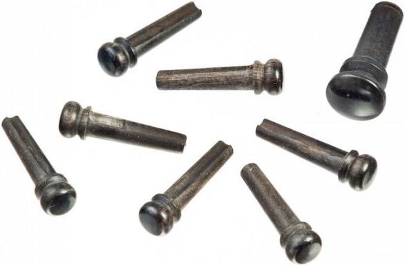 Planet Waves Bridge Pin Set Ebony
