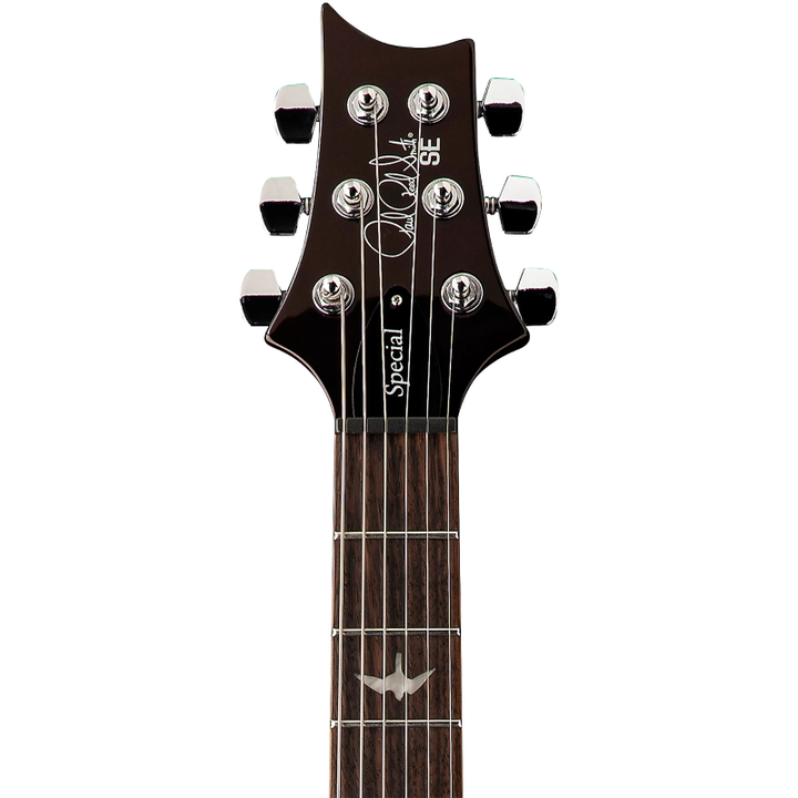 PRS SE Special Semi-Hollow Electric Guitar - Orange Tiger Smokeburst 4