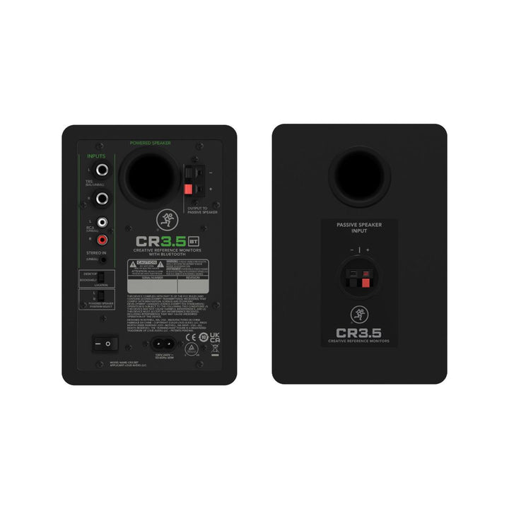 Mackie CR3.5BT 'Gen 3' Powered Studio Monitors With Tone Control and Bluetooth - (Pair) 2