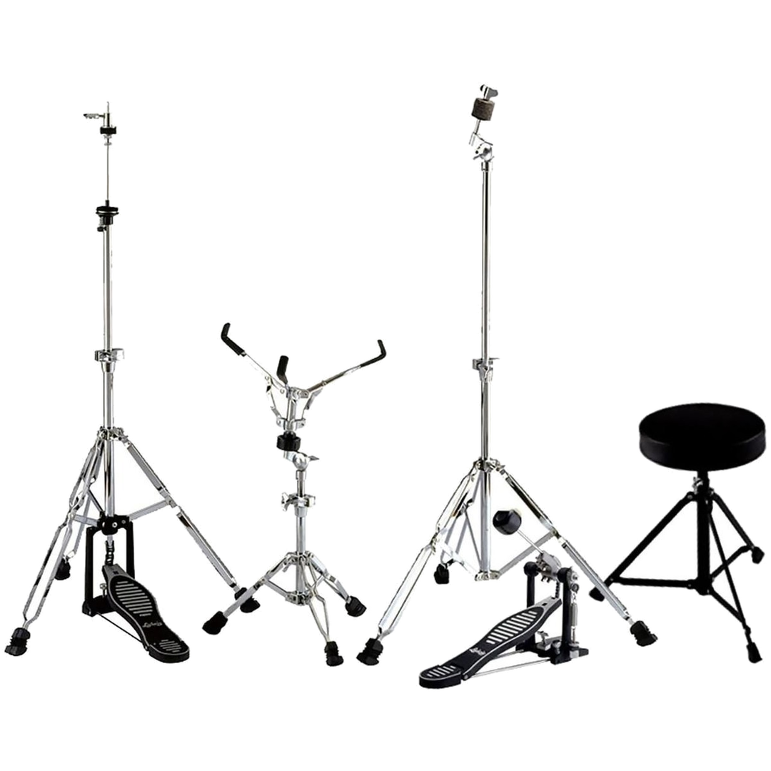 Ludwig LC19015 Accent Fuse 5-Piece Drum Kit (20" Bass Drum) - Silver Sparkle