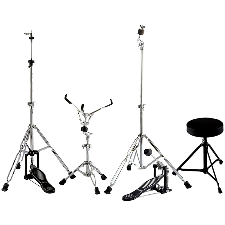 Ludwig LC19015 Accent Fuse 5-Piece Drum Kit (20" Bass Drum) - Silver Sparkle