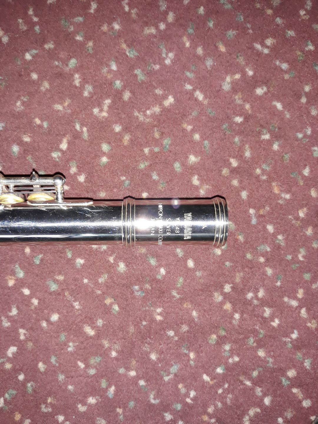 Used Yamaha YFL-481 Open Hole Flute - Sterling Silver With B-Foot