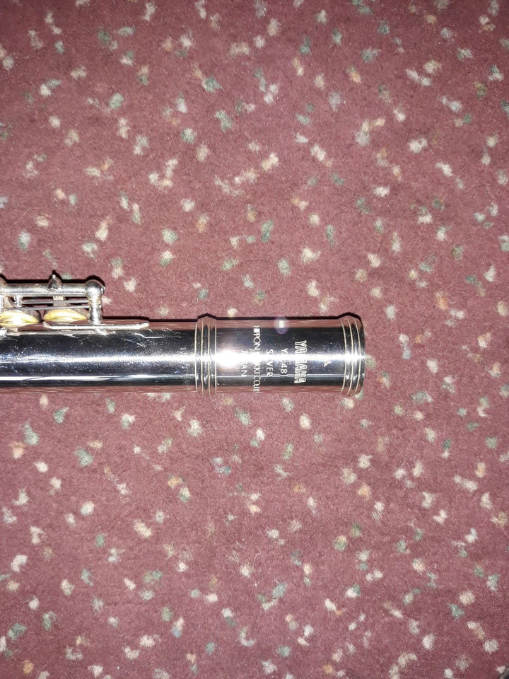 Used Yamaha YFL-481 Open Hole Flute - Sterling Silver With B-Foot