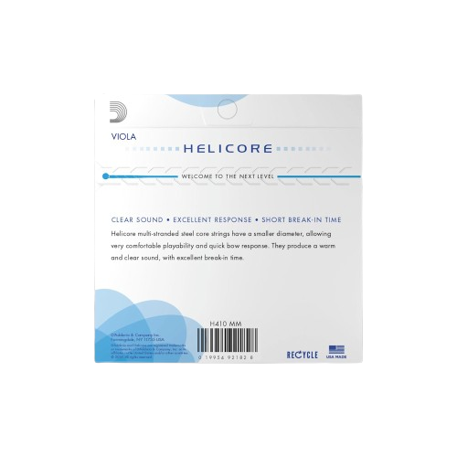 D'Addario H410MM Helicore Medium Scale Viola Strings - Medium Tension 2