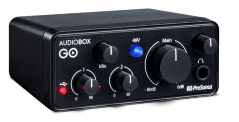 Presonus AudioBox GO Ultra-compact Mobile 2x2 USB Audio Interface