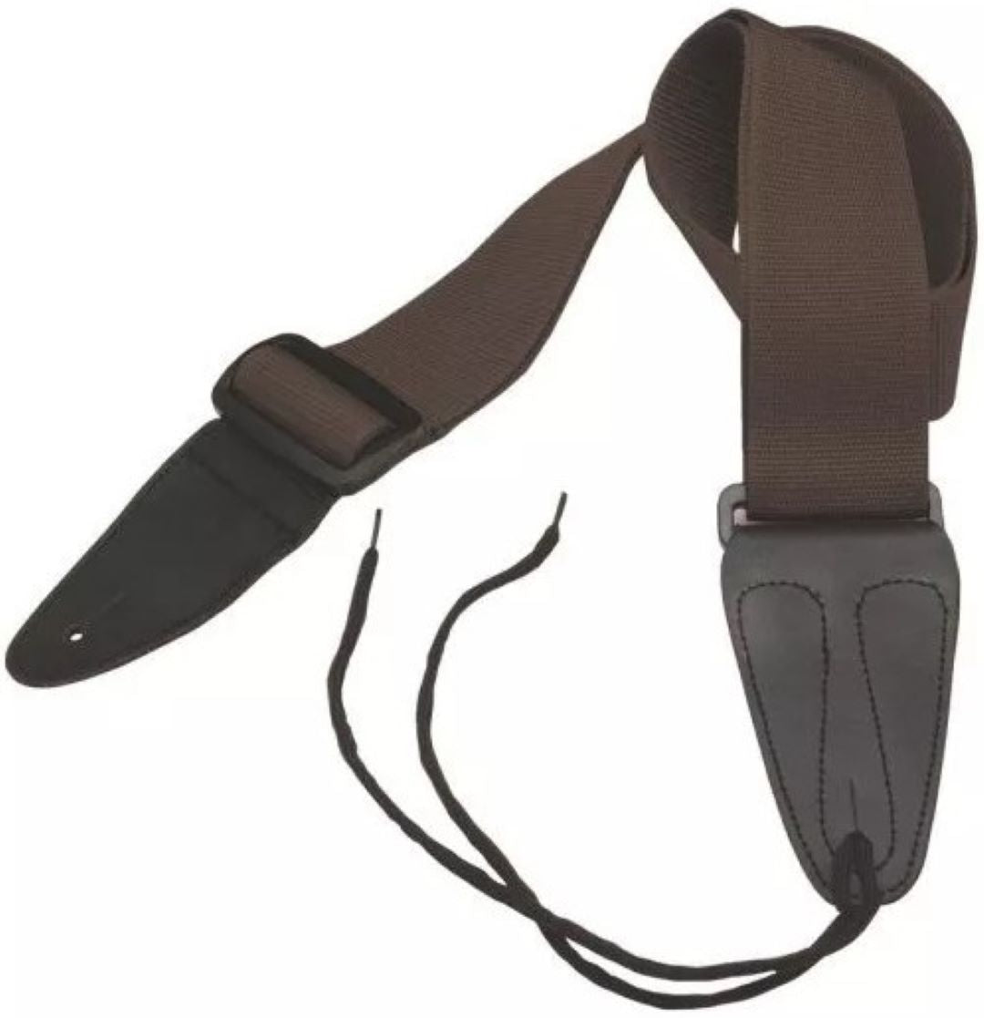 Onstage GSA10BR 2-Inch Polypropylene Guitar Strap - Brown