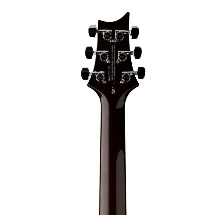 PRS SE Custom 24 Semi-Hollow Piezo Electric Guitar - Orange Tiger Smokeburst