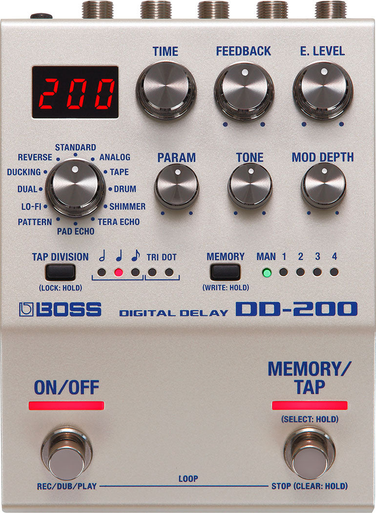 Boss DD-200 Digital Delay Effects Pedal