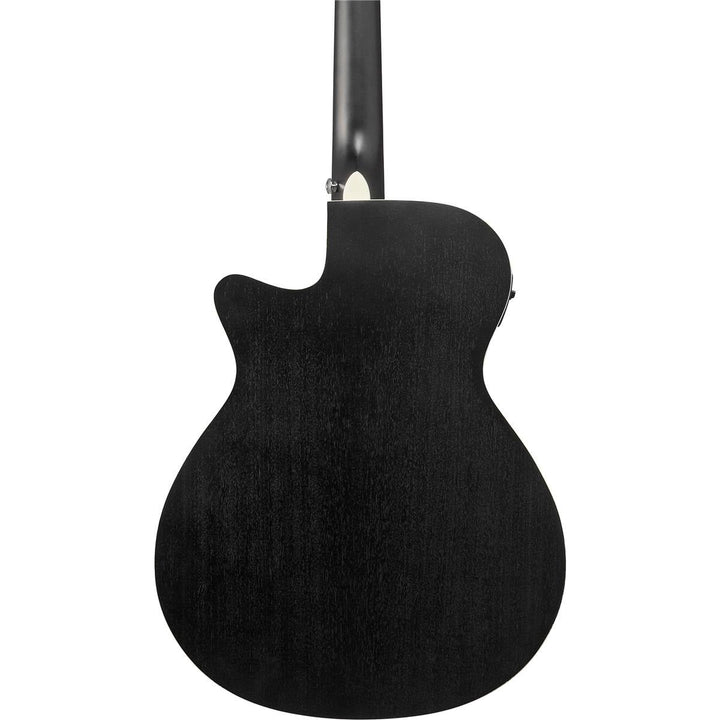 Ibanez AEG7MHWK Acoustic-Electric Guitar Weathered Black Open Pore 8